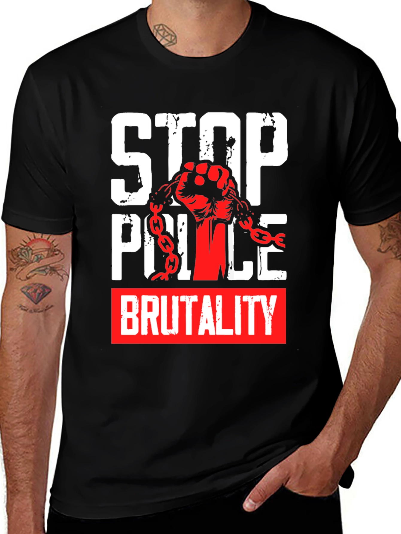 Stop Police Brutality T-Shirt Justice Tee