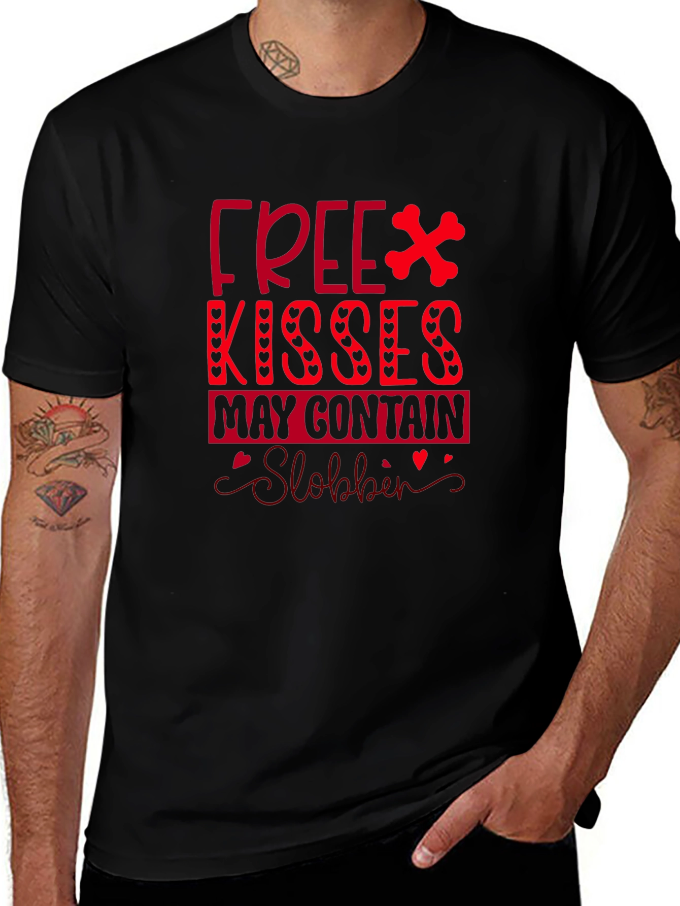Free Kisses Dog Lover Tee