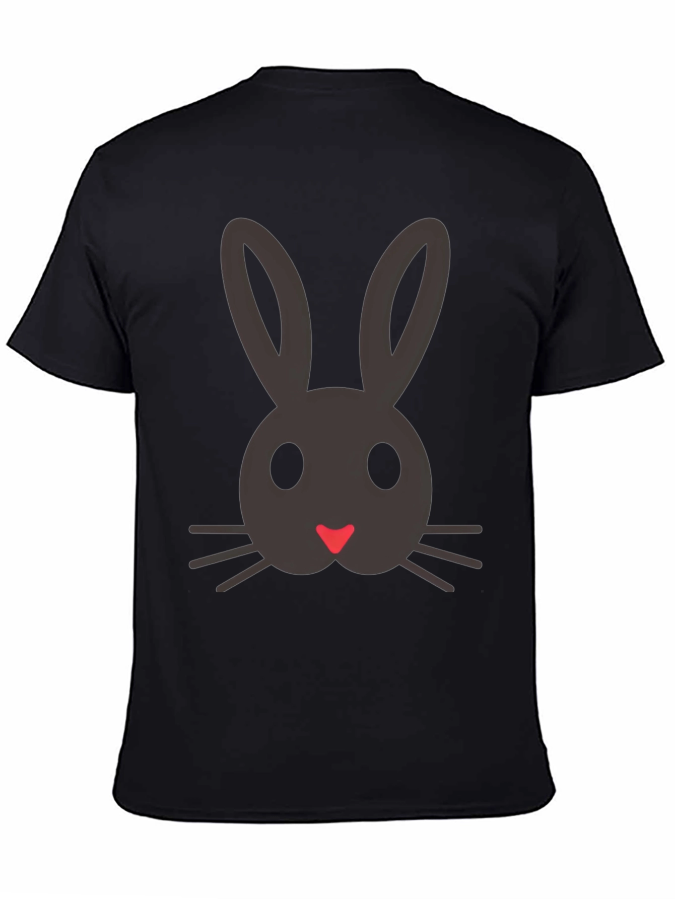 Bunny Face Graphic Tee - Cute Easter Shirt