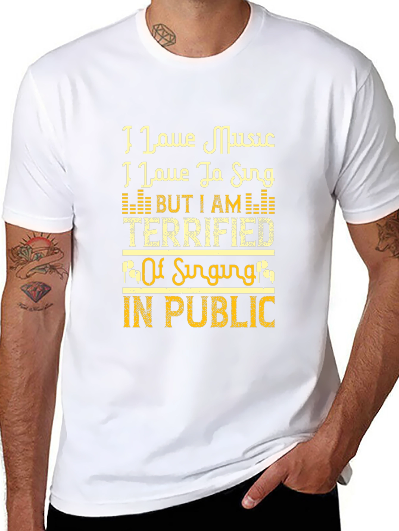 Music Lovers Terrified to Sing T-Shirt