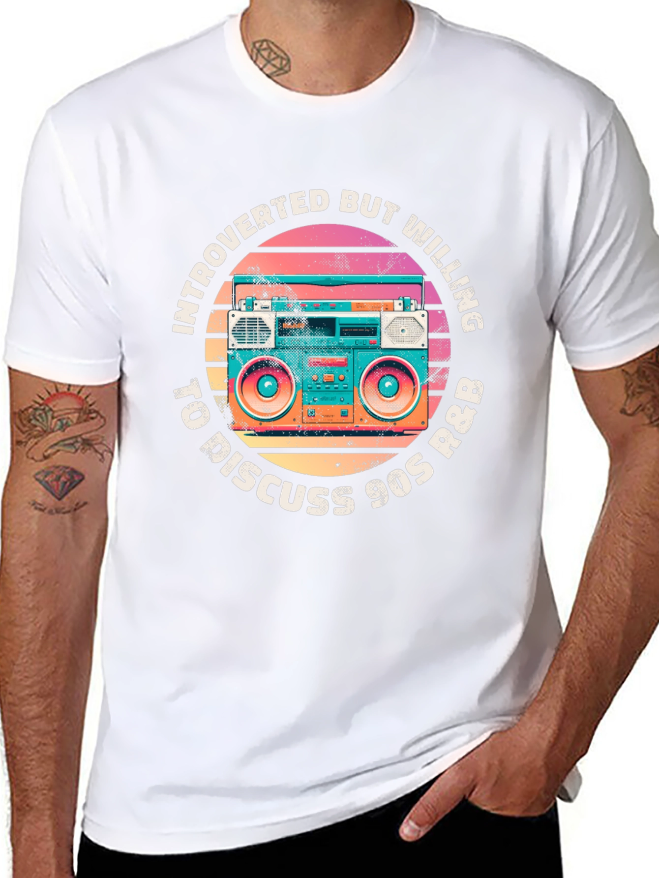 Introverted 90s R&B Music T-Shirt