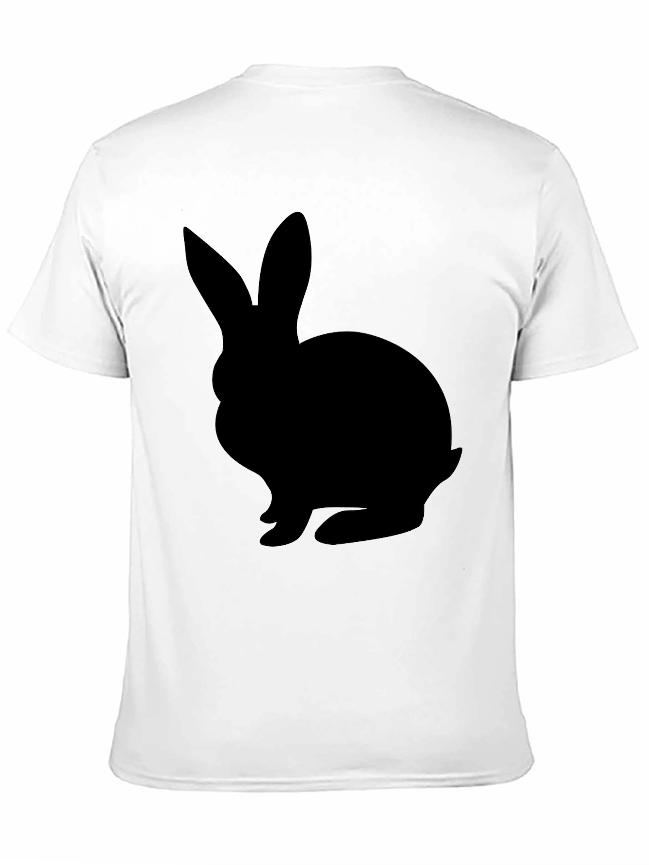 Black Rabbit Graphic Tee - Easter Style