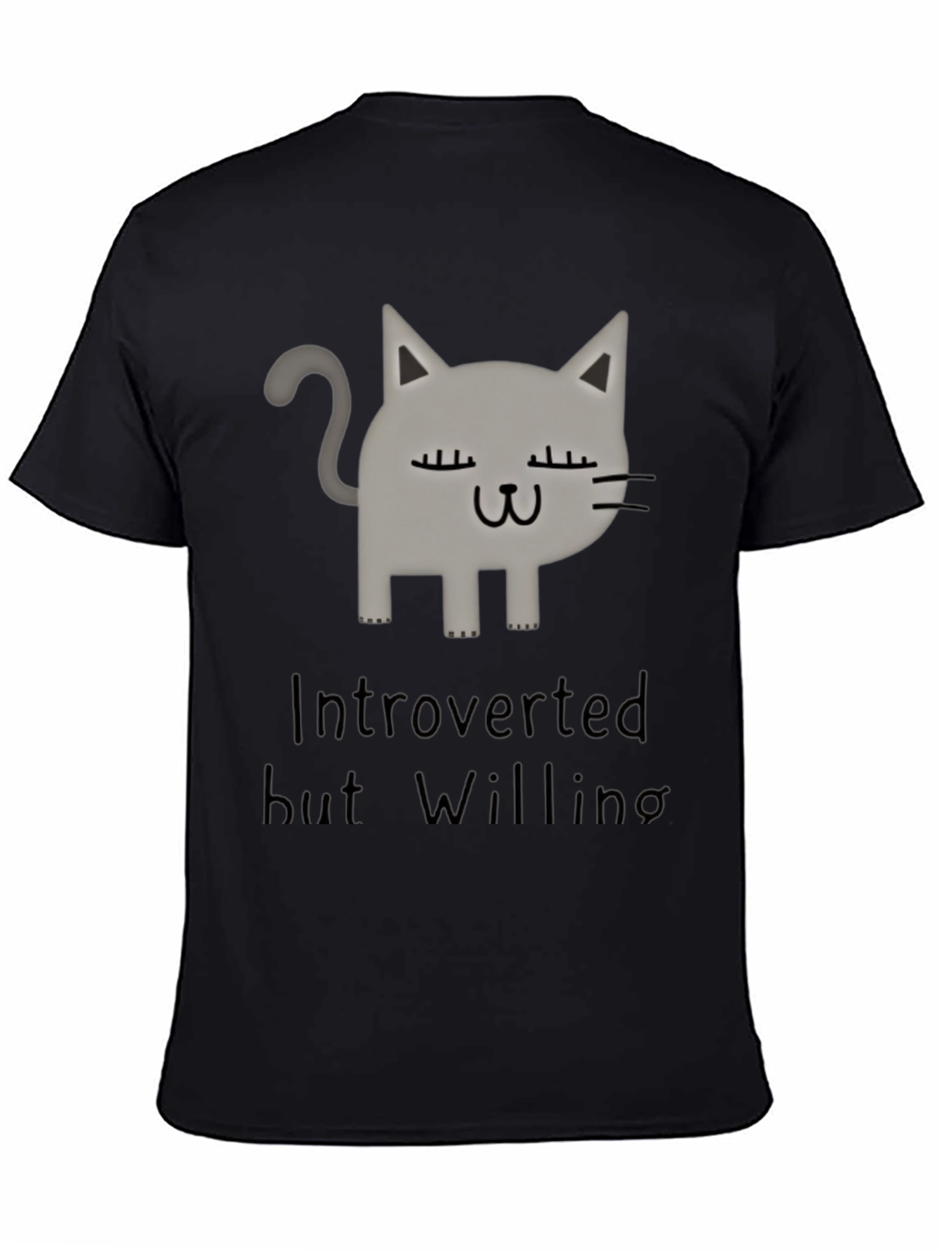 Introverted But Willing Graphic T-Shirt