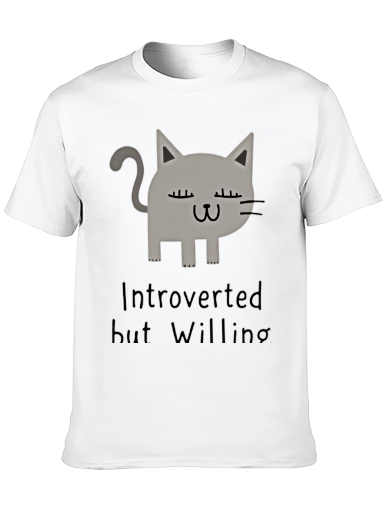 Introverted But Willing Graphic T-Shirt