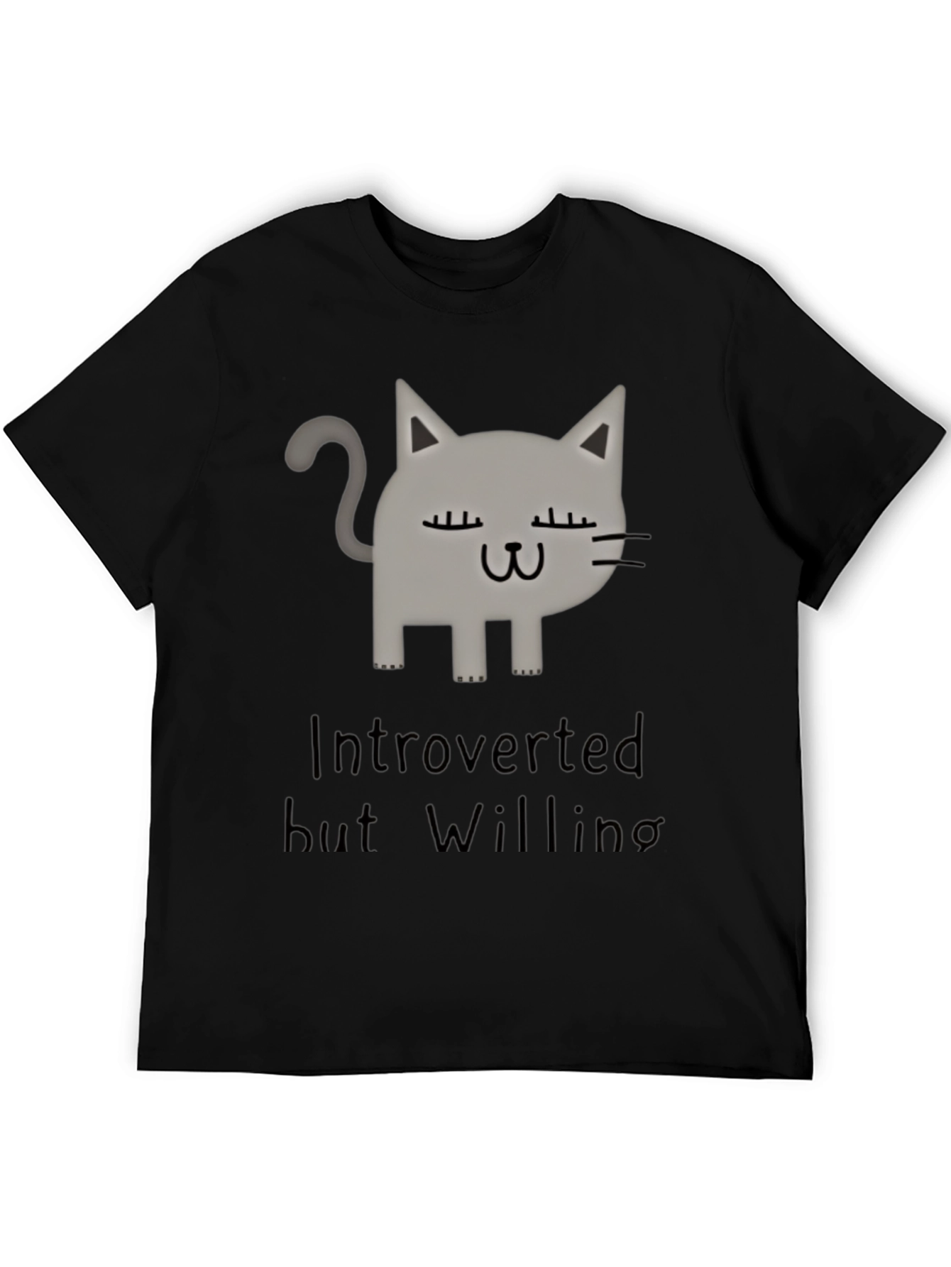 Introverted But Willing Graphic T-Shirt