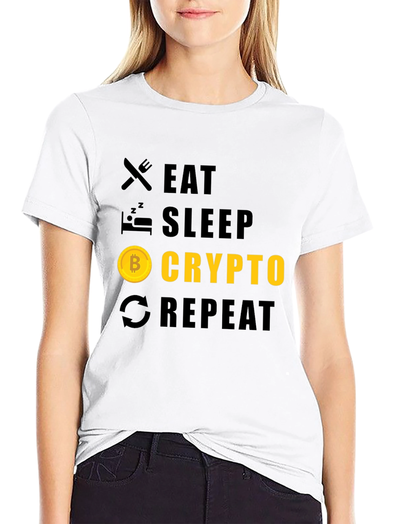 Eat Sleep Crypto Repeat T-Shirt