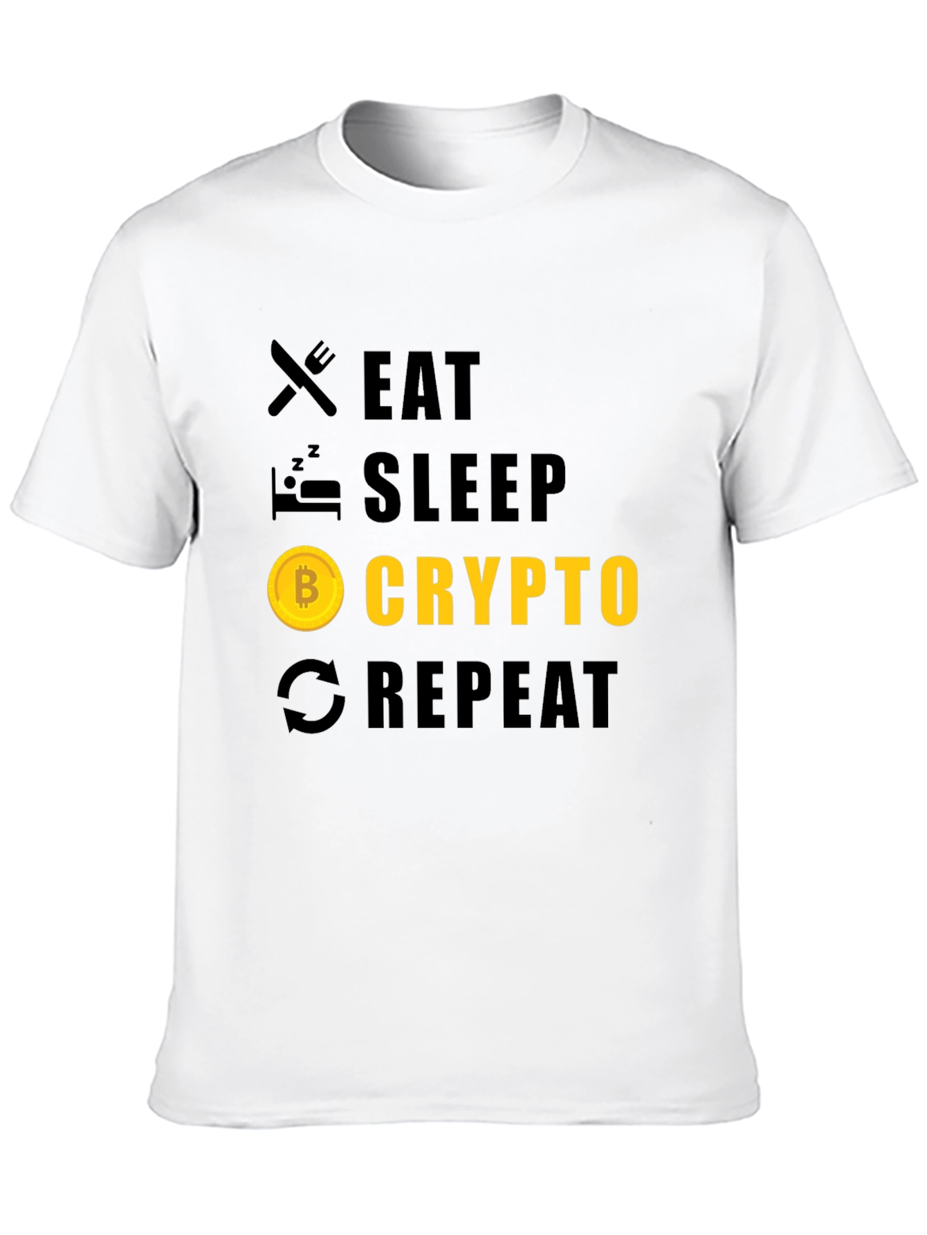 Eat Sleep Crypto Repeat T-Shirt
