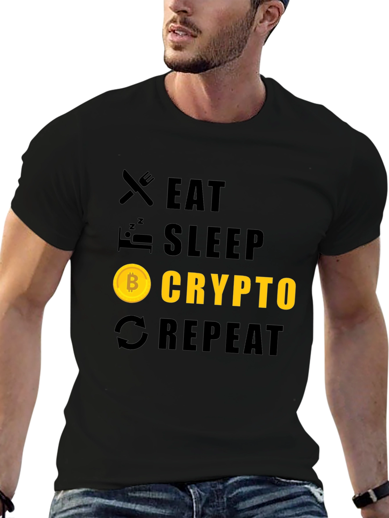 Eat Sleep Crypto Repeat T-Shirt