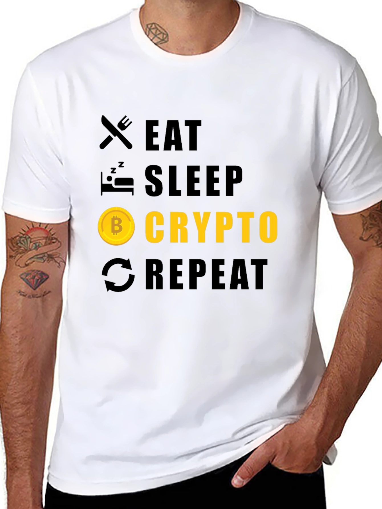 Eat Sleep Crypto Repeat T-Shirt