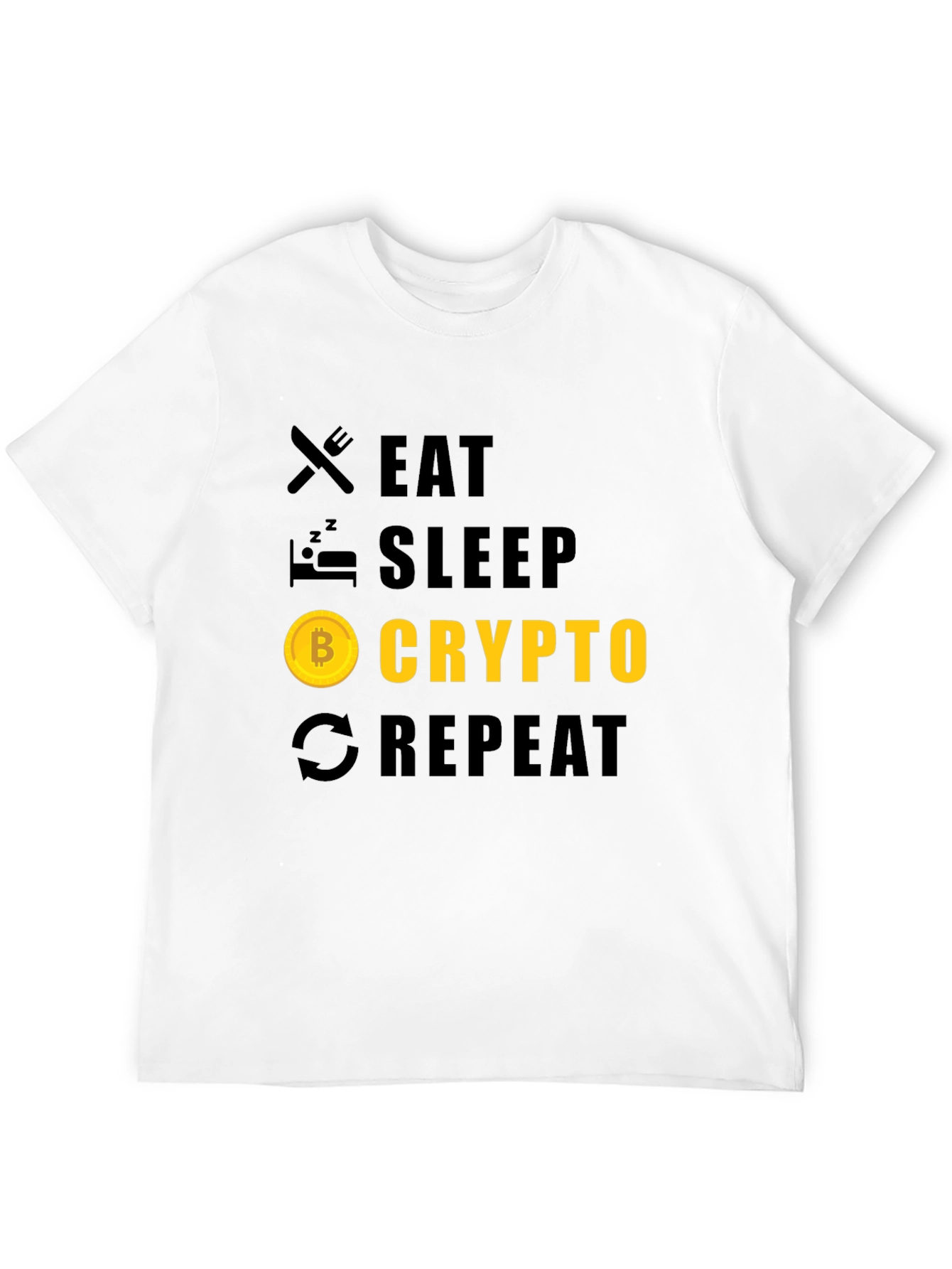 Eat Sleep Crypto Repeat T-Shirt