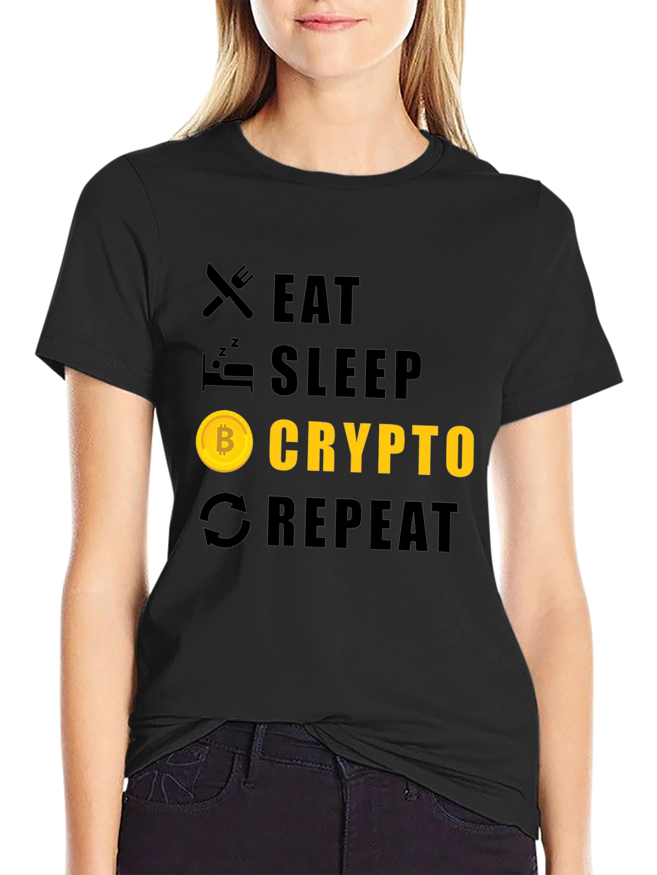 Eat Sleep Crypto Repeat T-Shirt