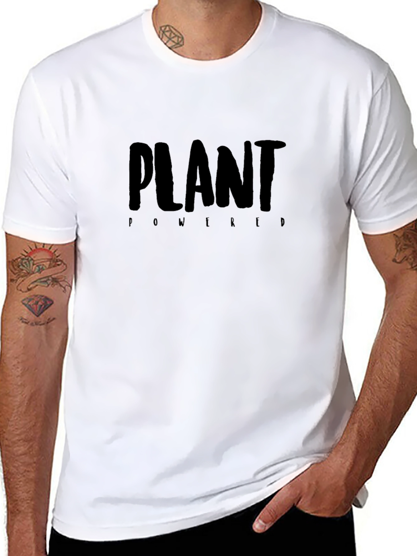 Plant Powered T-Shirt - Vegan & Eco-Friendly
