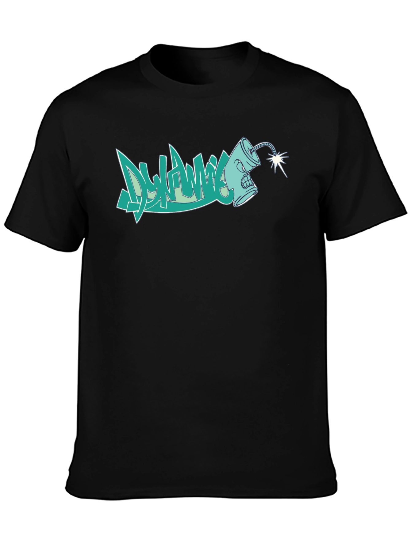 Dynamic Graffiti T-Shirt - Stylish Urban Design