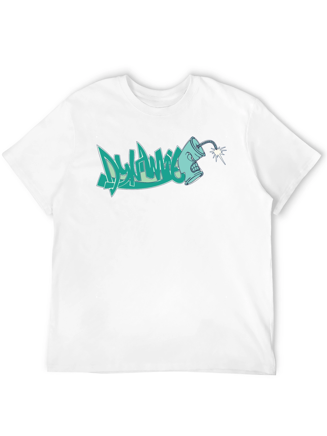 Dynamic Graffiti T-Shirt - Stylish Urban Design