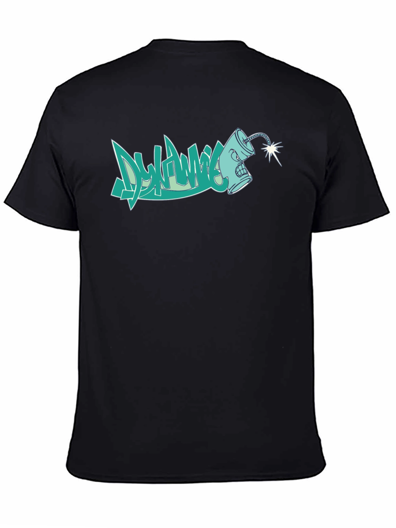 Dynamic Graffiti T-Shirt - Stylish Urban Design