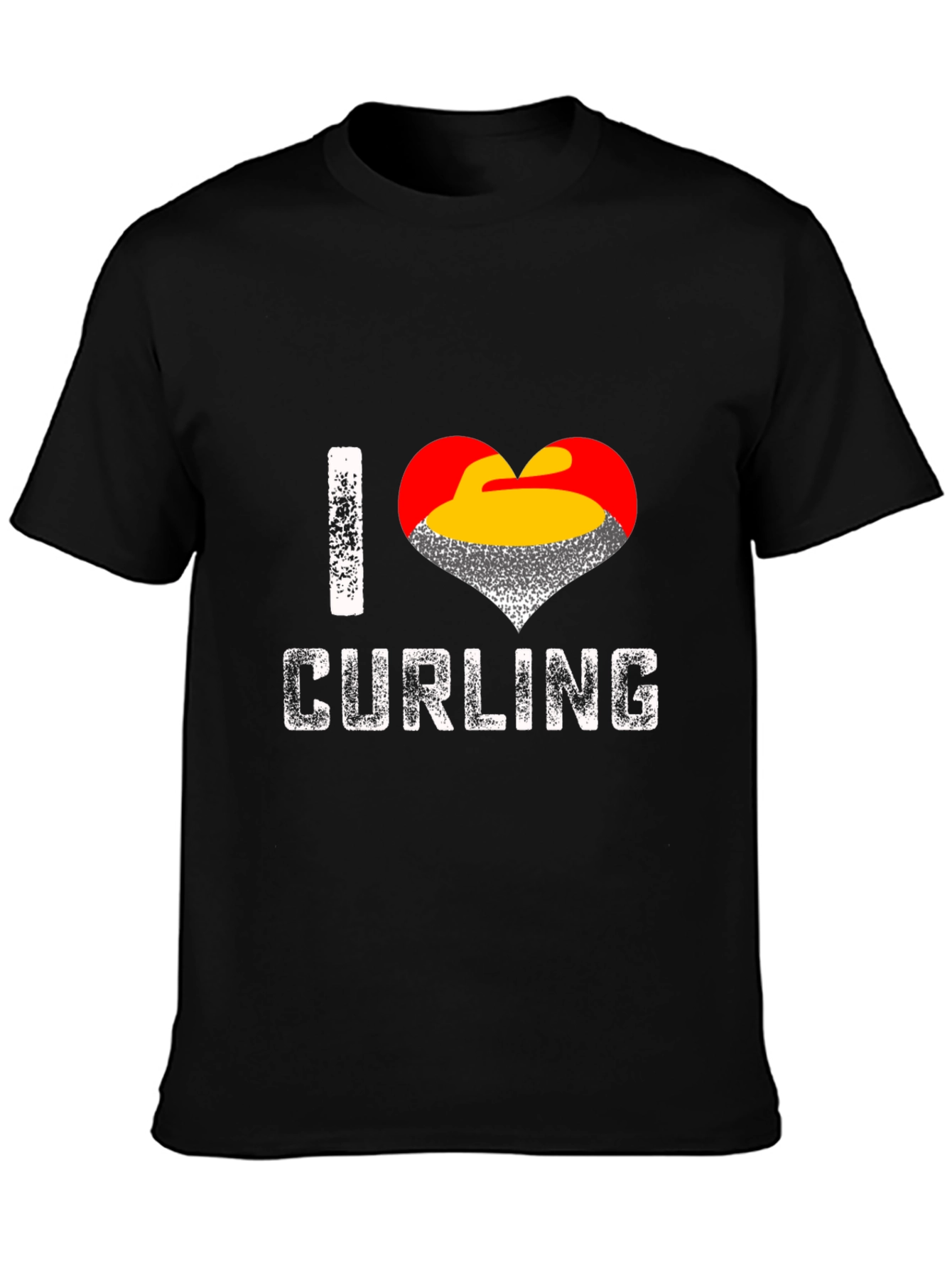 I Love Curling T-Shirt