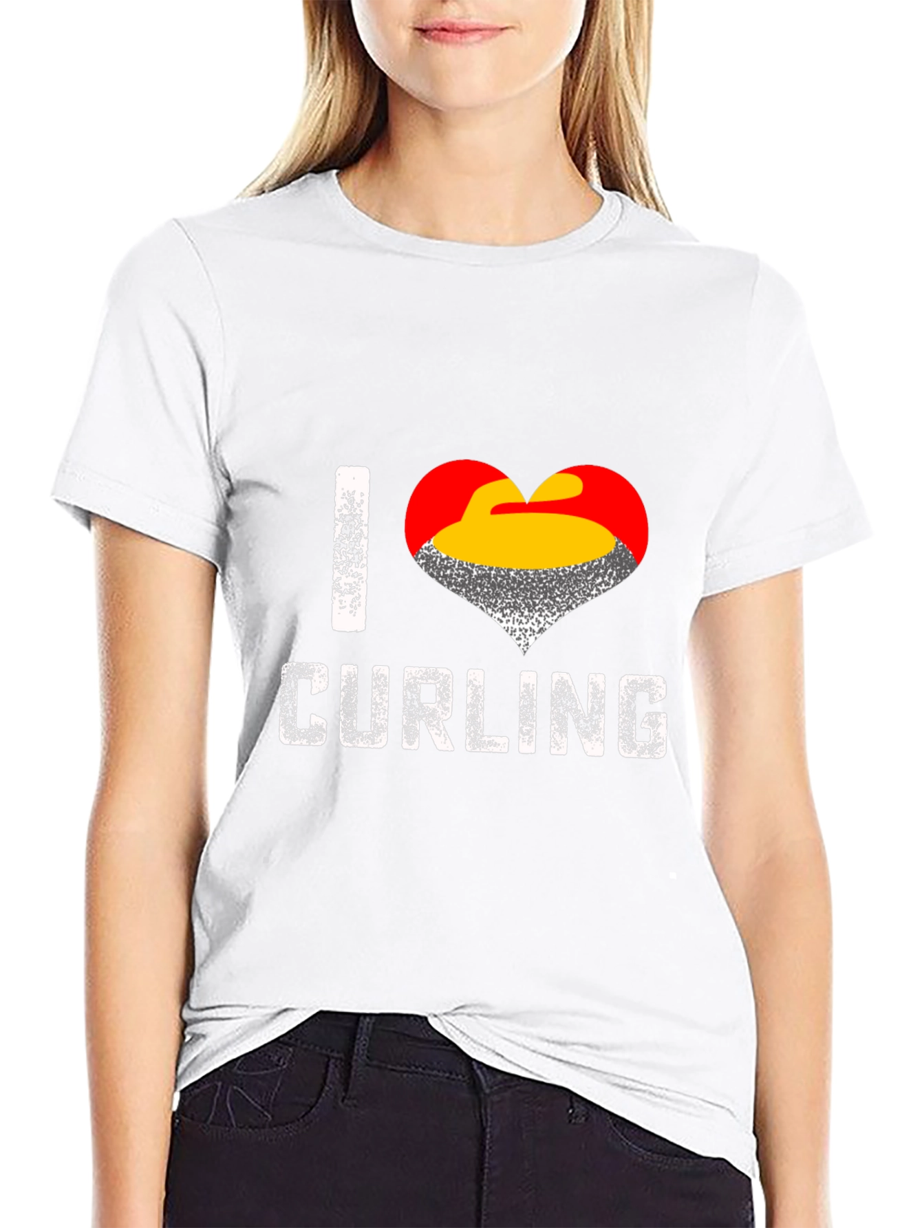 I Love Curling T-Shirt