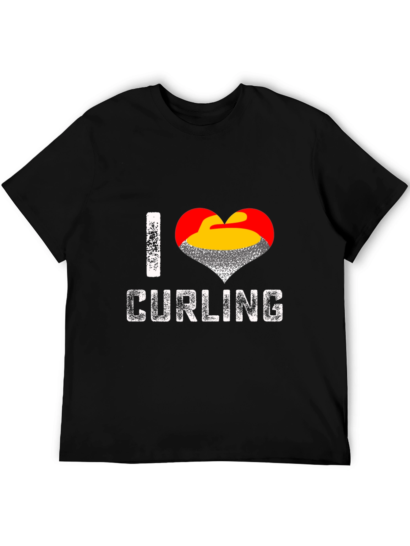 I Love Curling T-Shirt