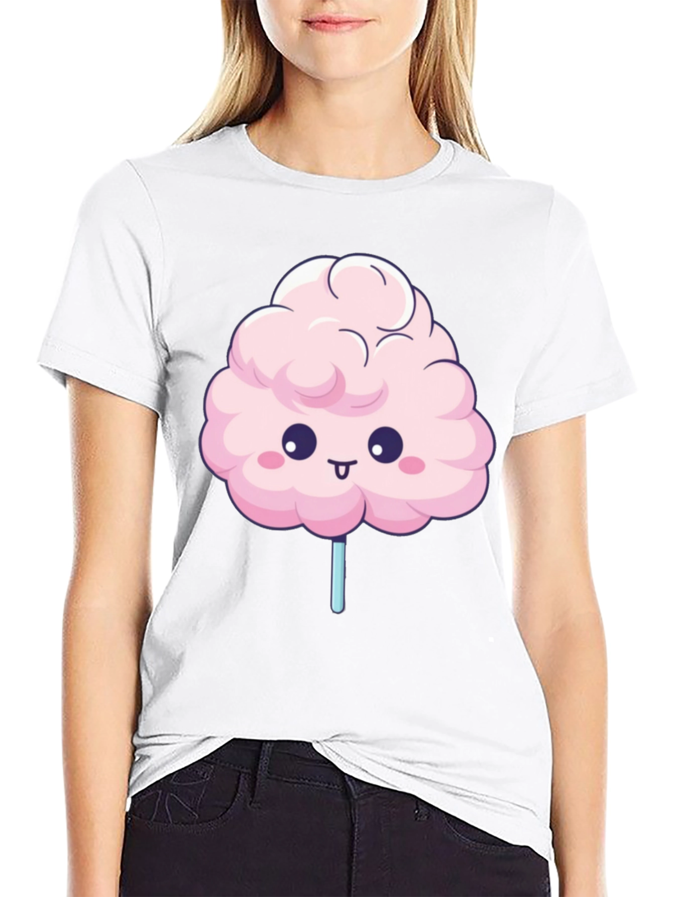 Cotton Candy Graphic Tee - Sweet & Fun
