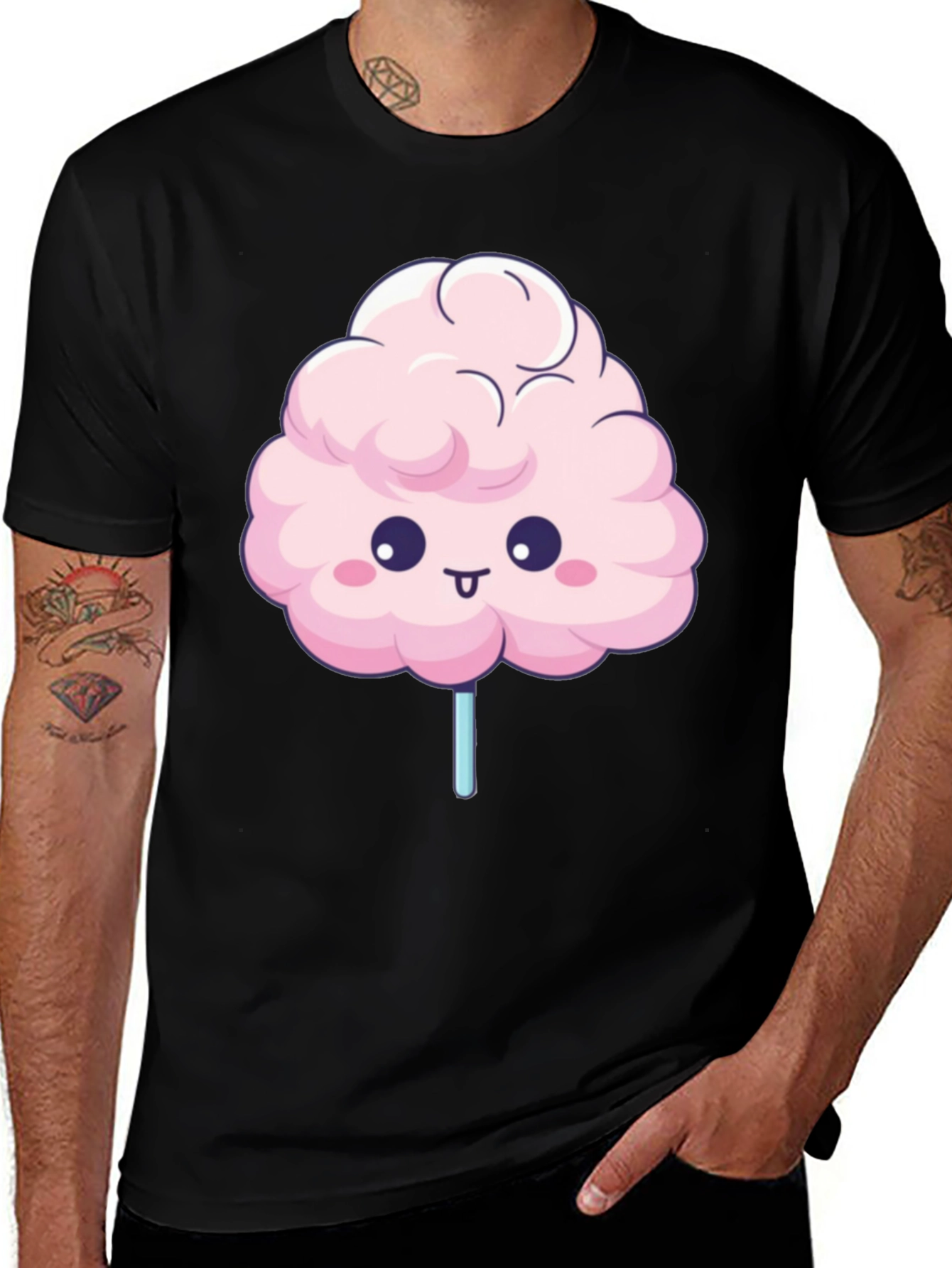Cotton Candy Graphic Tee - Sweet & Fun