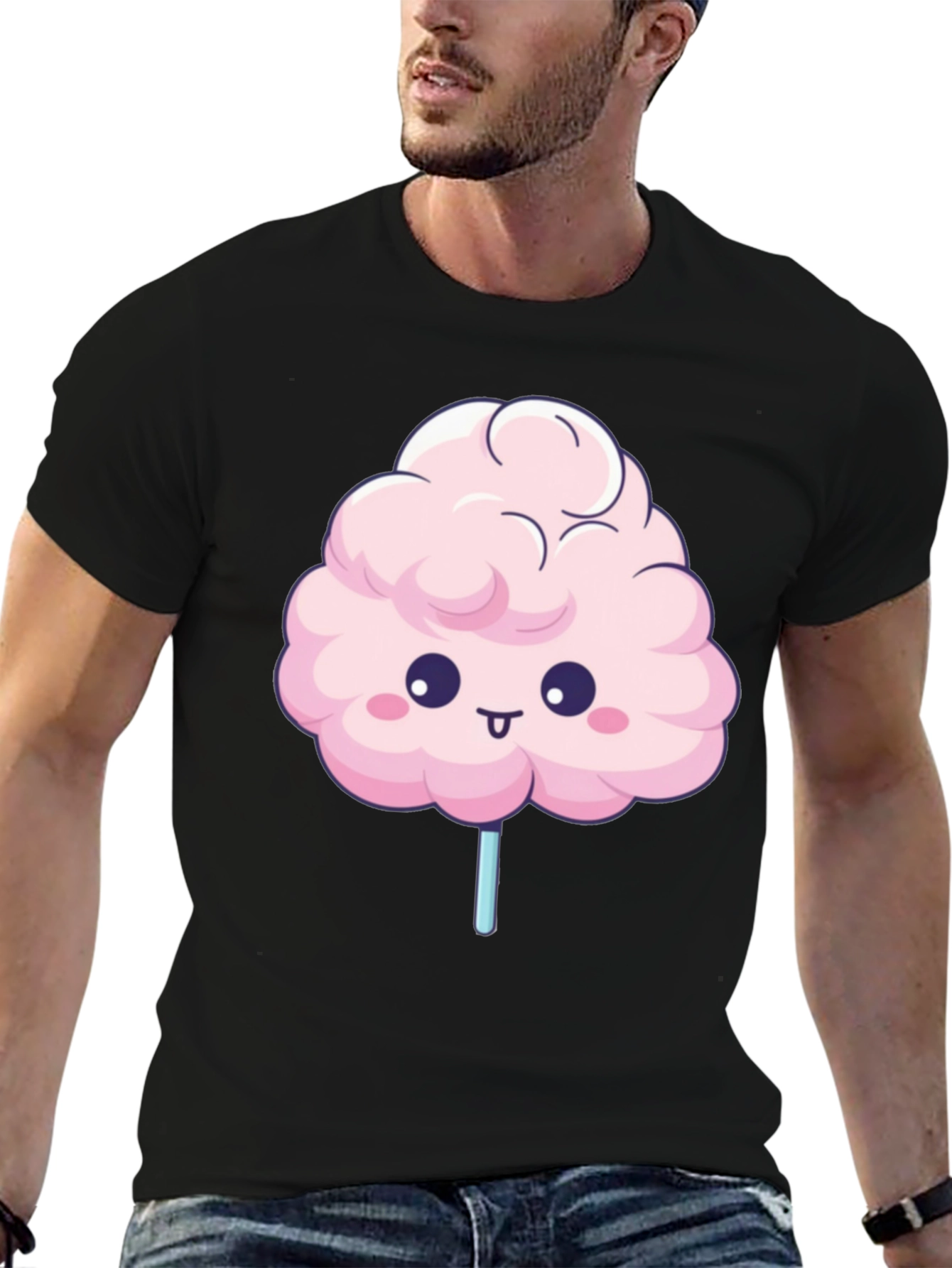 Cotton Candy Graphic Tee - Sweet & Fun