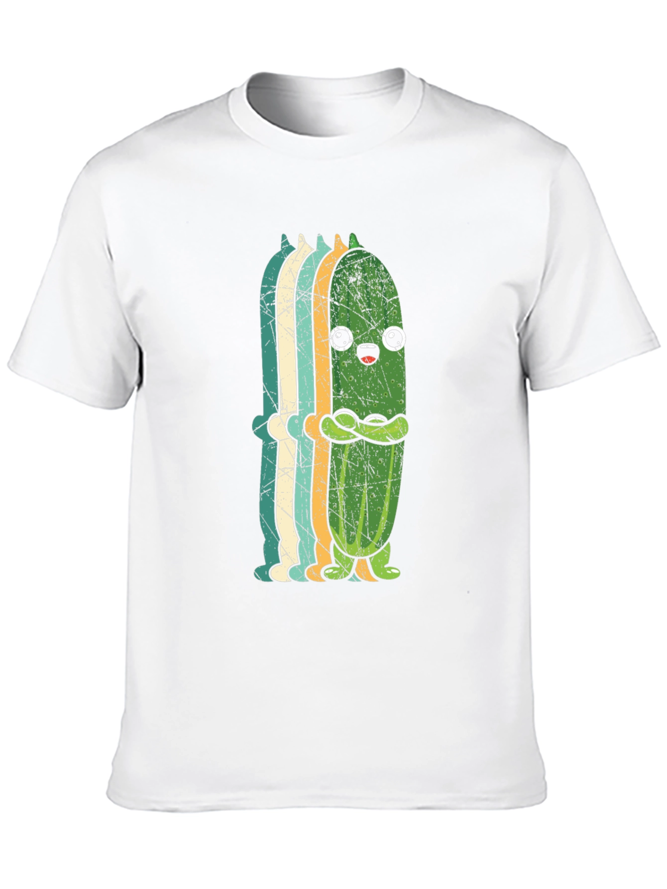 Funny Pickle Retro Style Graphic T-Shirt