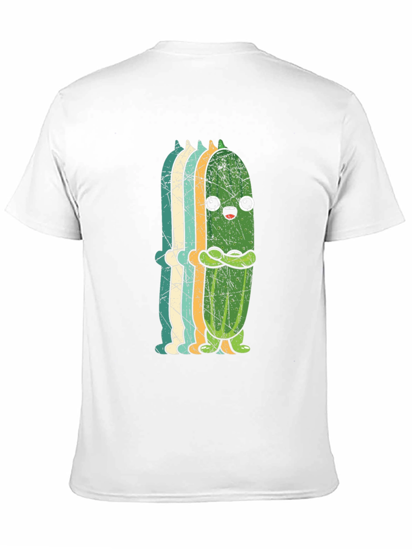Funny Pickle Retro Style Graphic T-Shirt