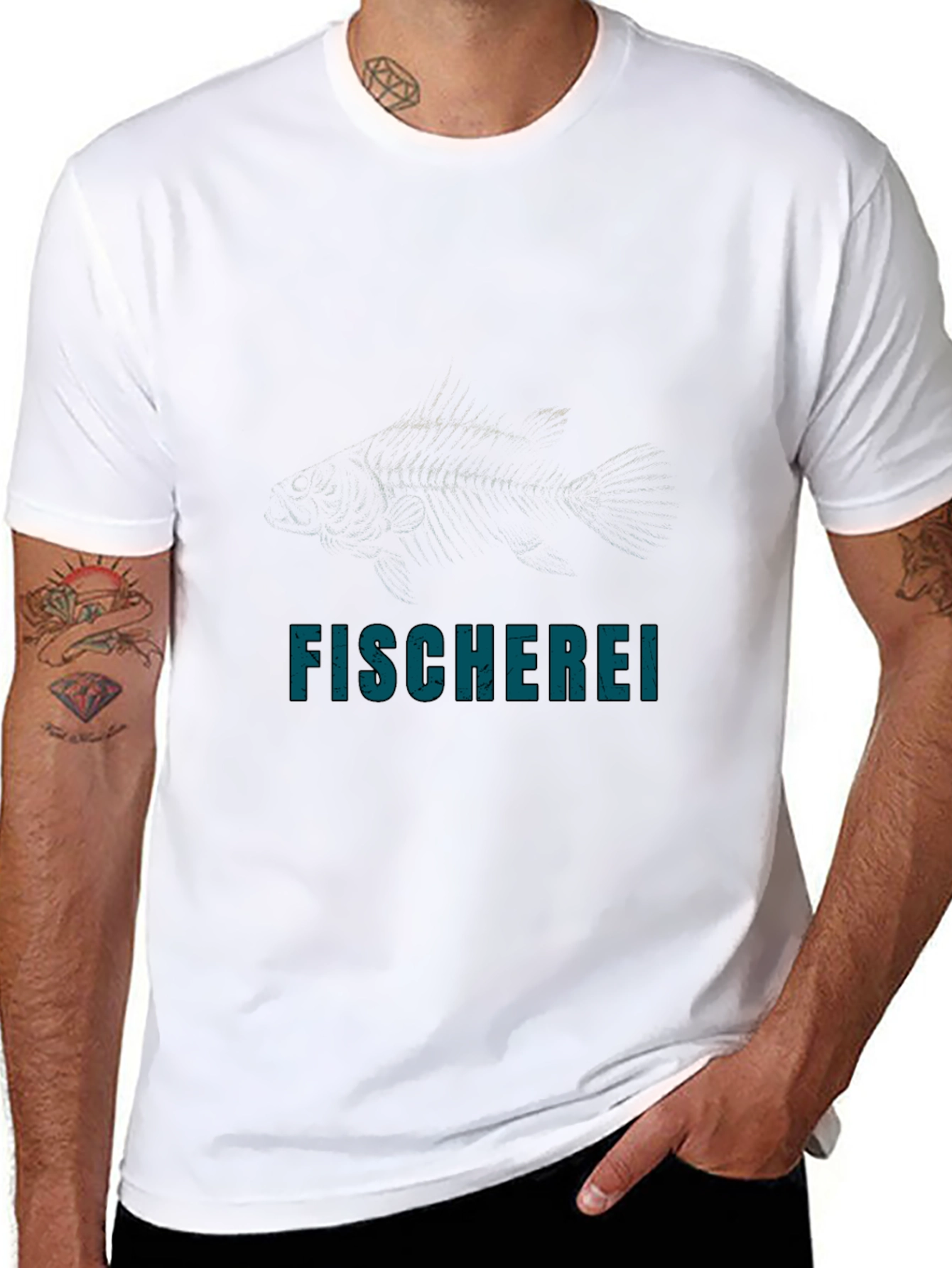 Fischerei Graphic T-Shirt - Black