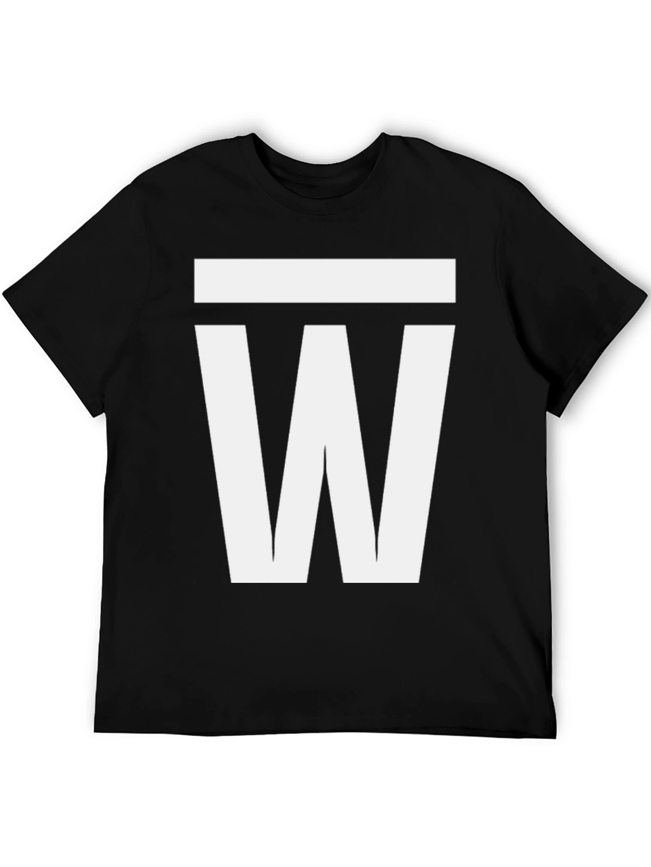 Bold Graphic Tee - White W Design