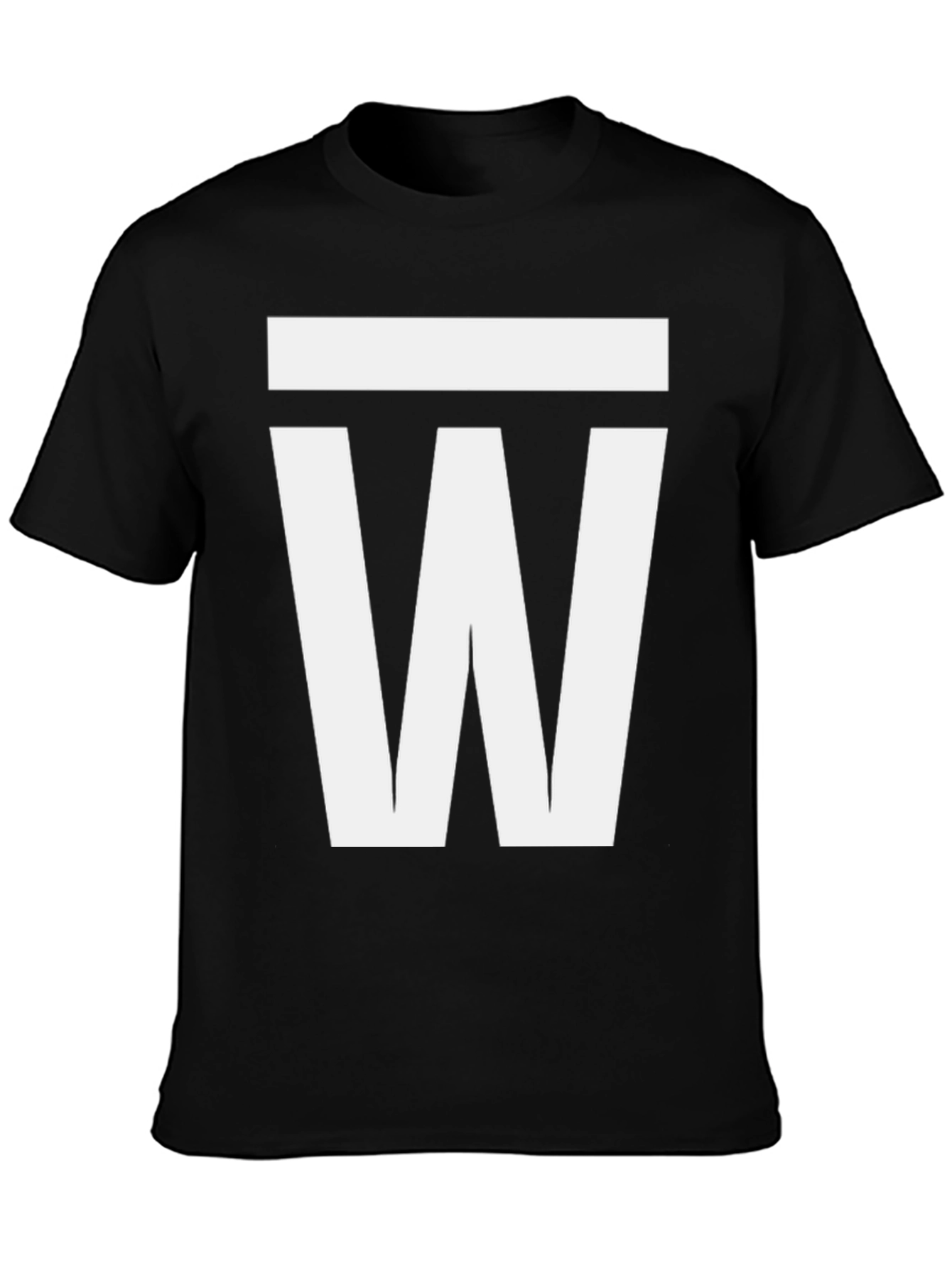 Bold Graphic Tee - White W Design