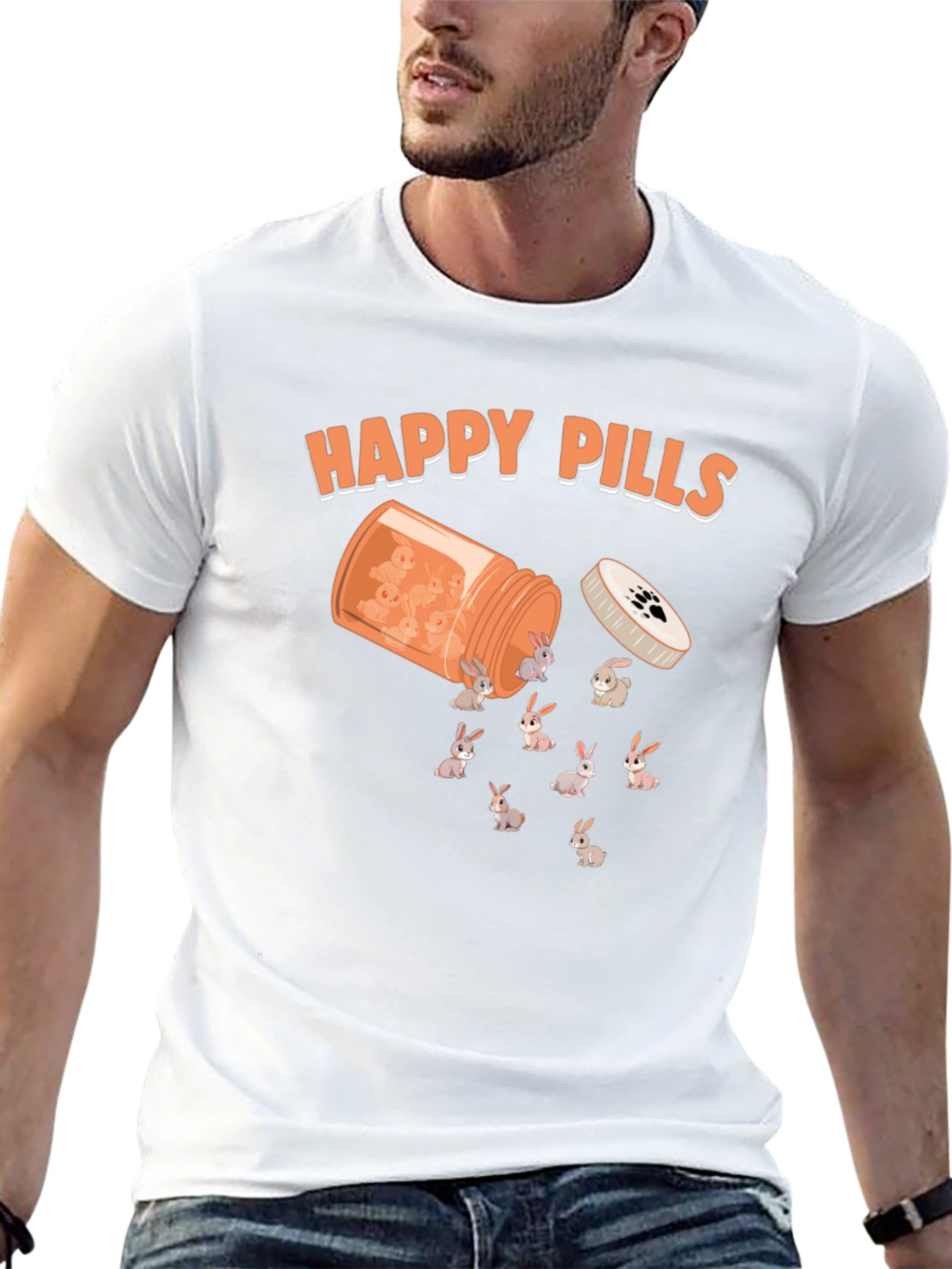 Happy Pills Bunny T-Shirt