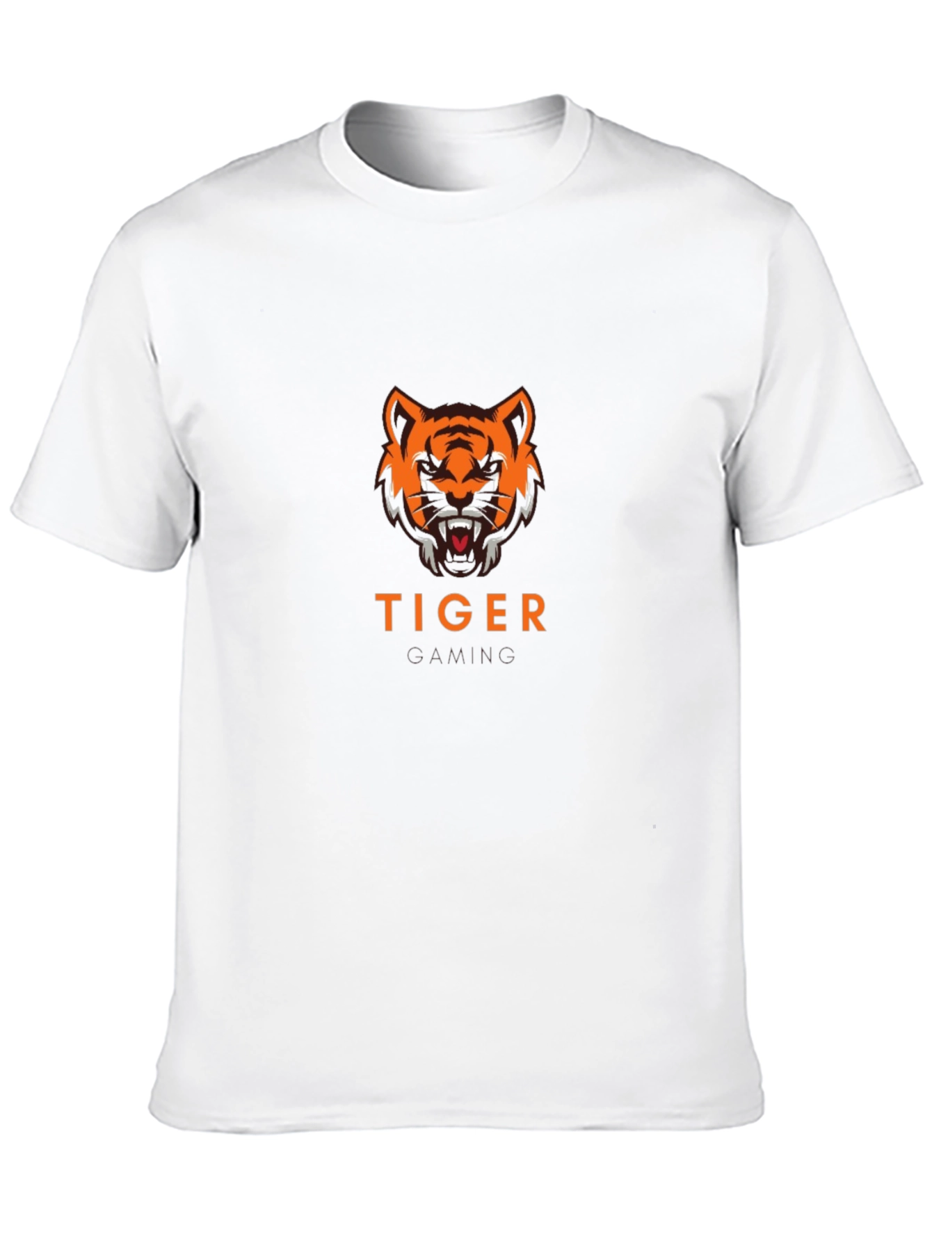 Tiger Gaming Graphic Black T-Shirt