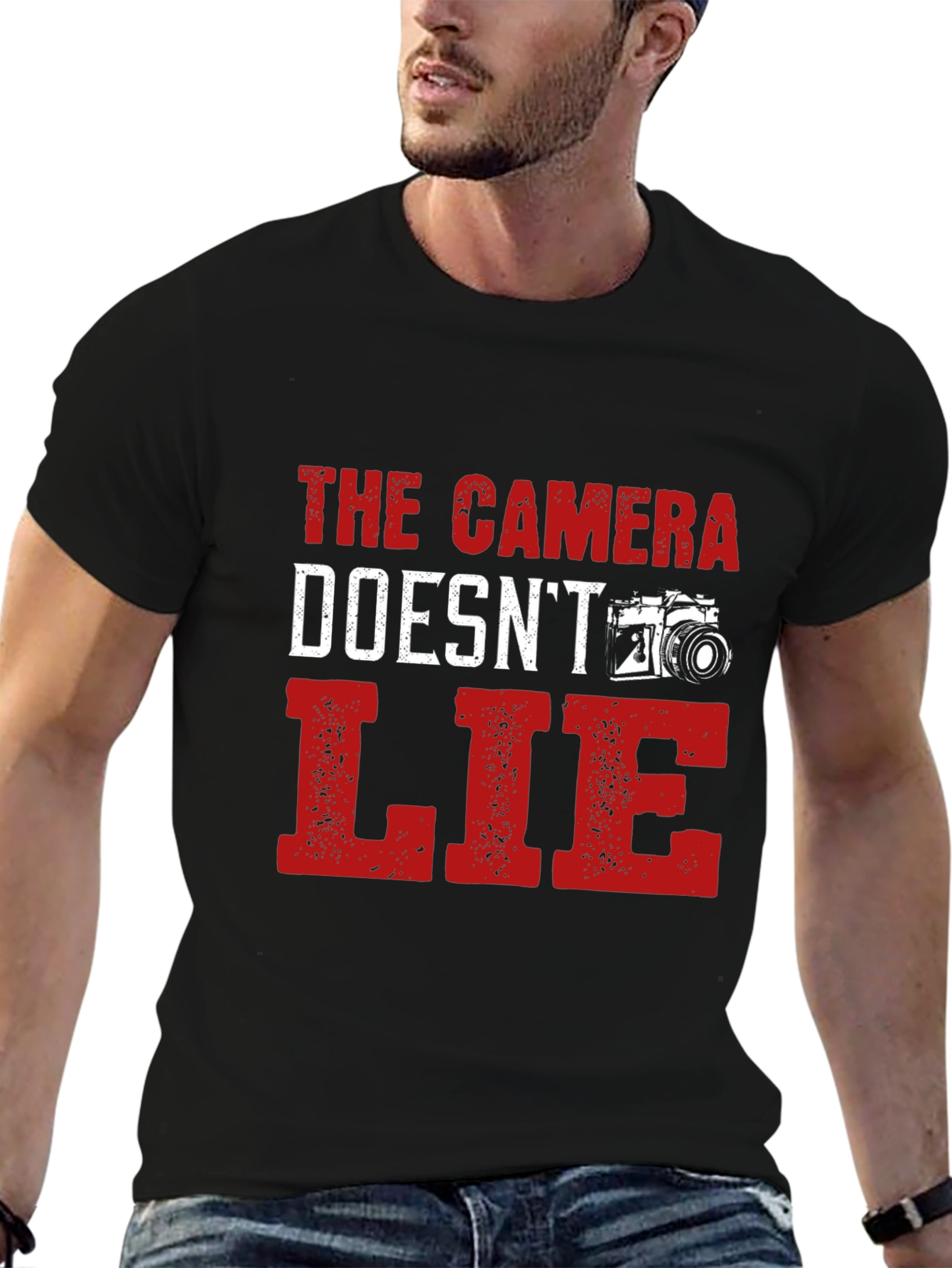 The Camera Doesnt Lie T-Shirt Photography Lover Tee