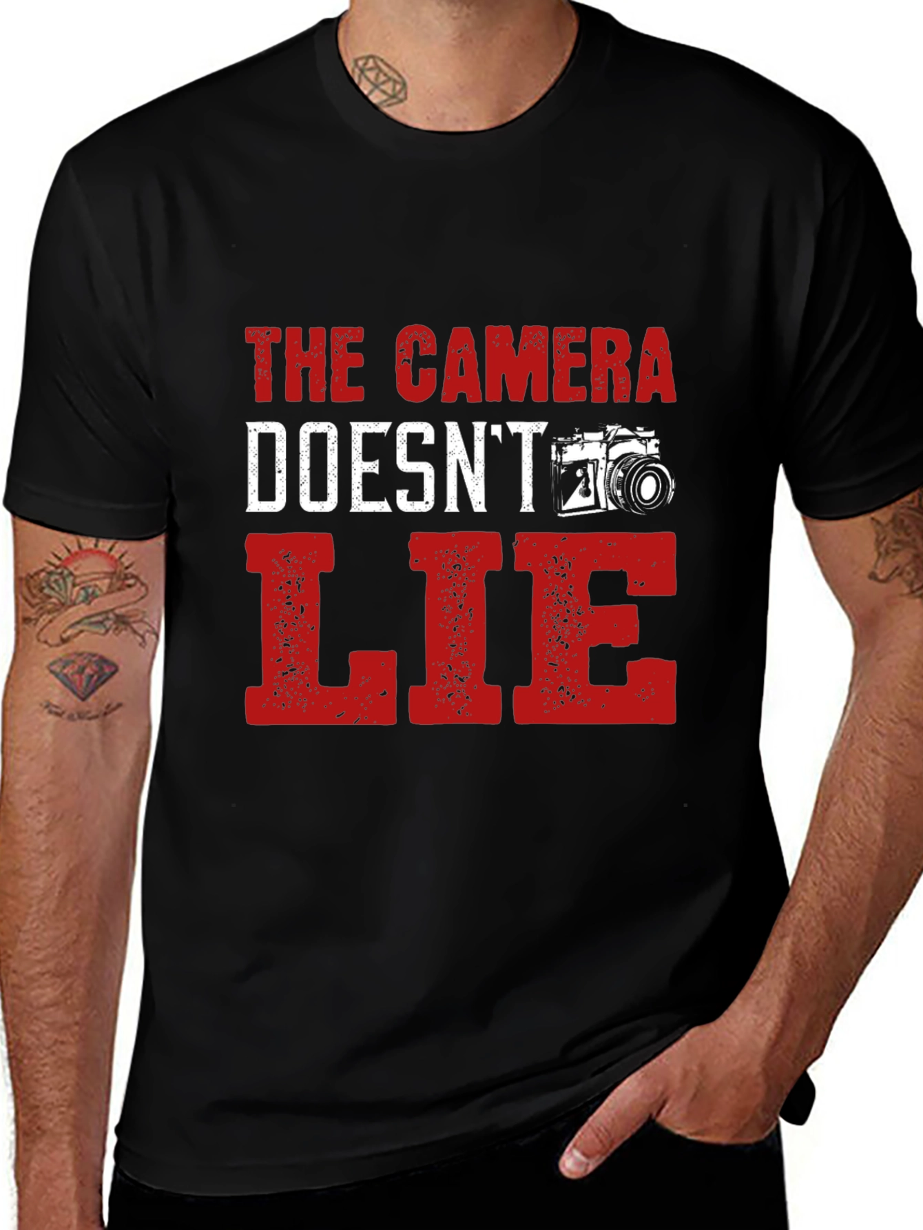 The Camera Doesnt Lie T-Shirt Photography Lover Tee