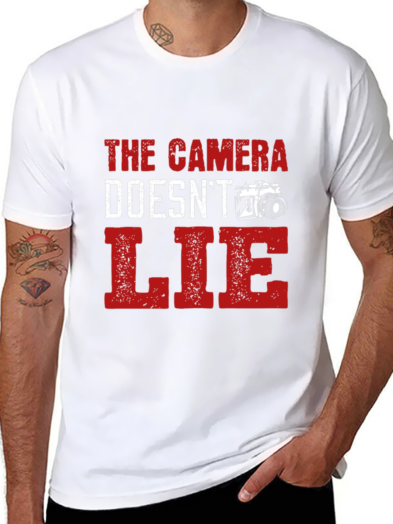 The Camera Doesnt Lie T-Shirt Photography Lover Tee
