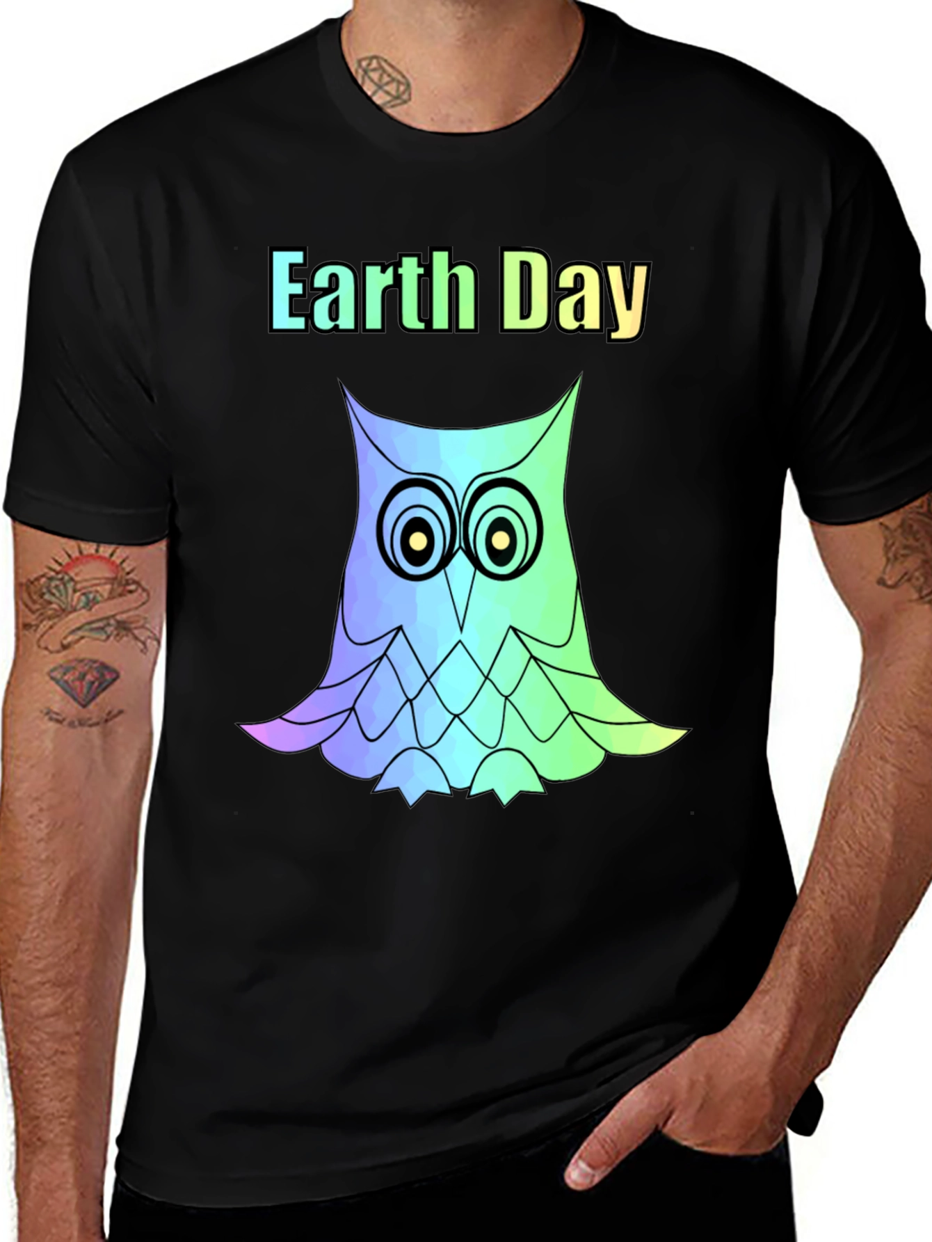 Earth Day Owl T-Shirt