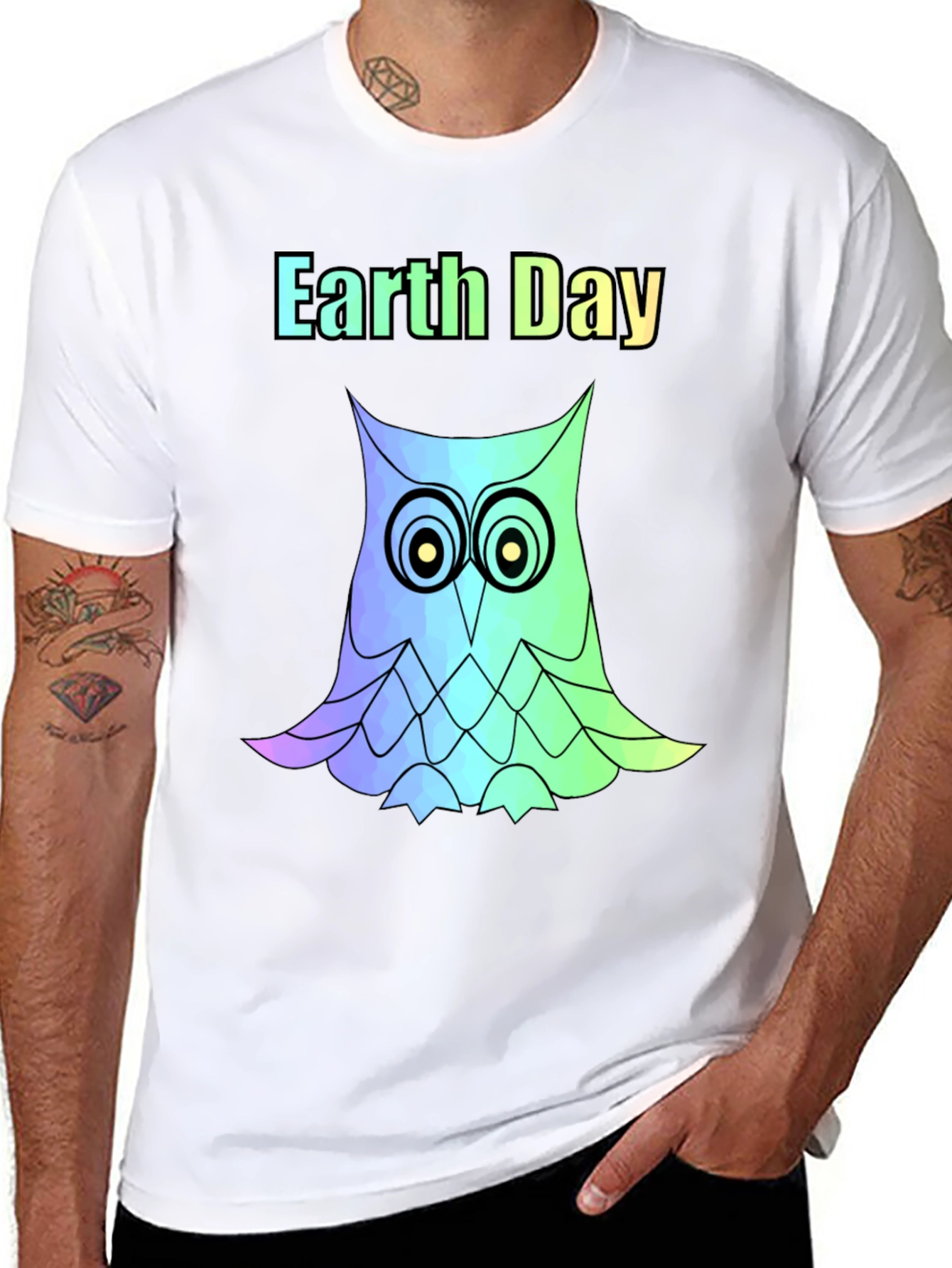 Earth Day Owl T-Shirt