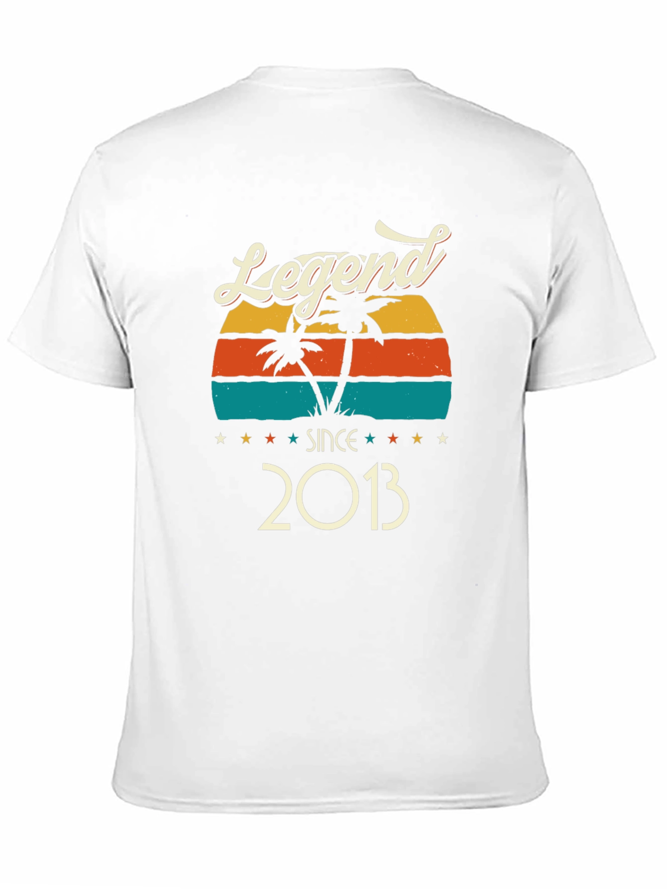Legend Since 2013 Retro Style Graphic T-Shirt