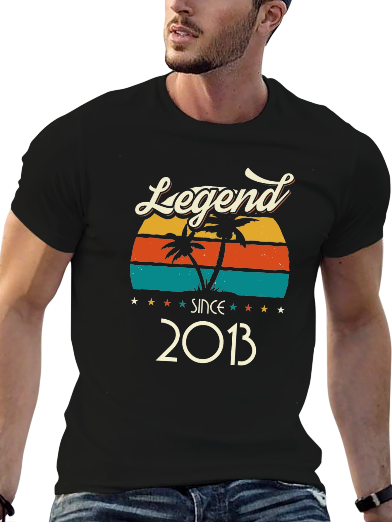 Legend Since 2013 Retro Style Graphic T-Shirt