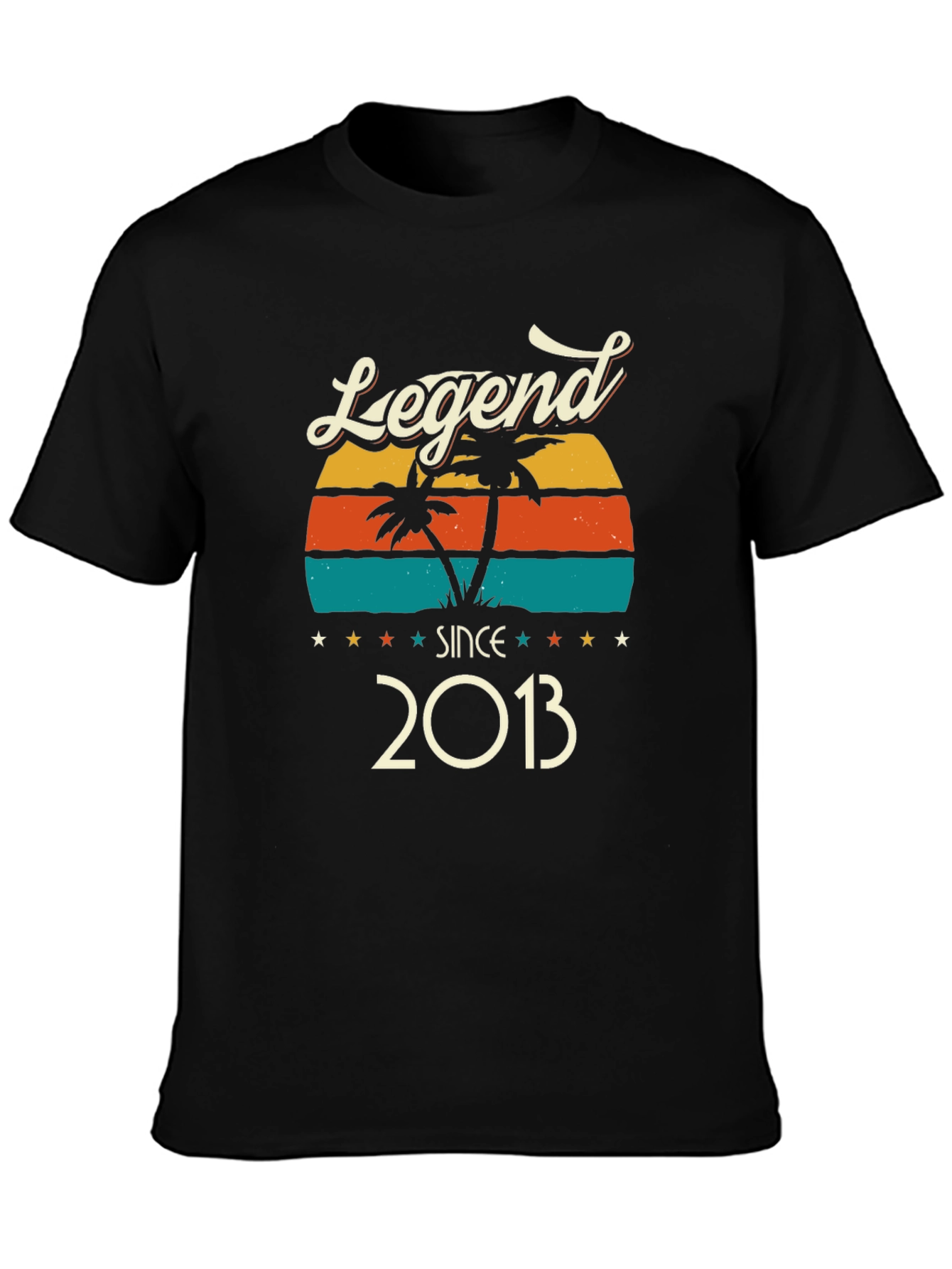 Legend Since 2013 Retro Style Graphic T-Shirt