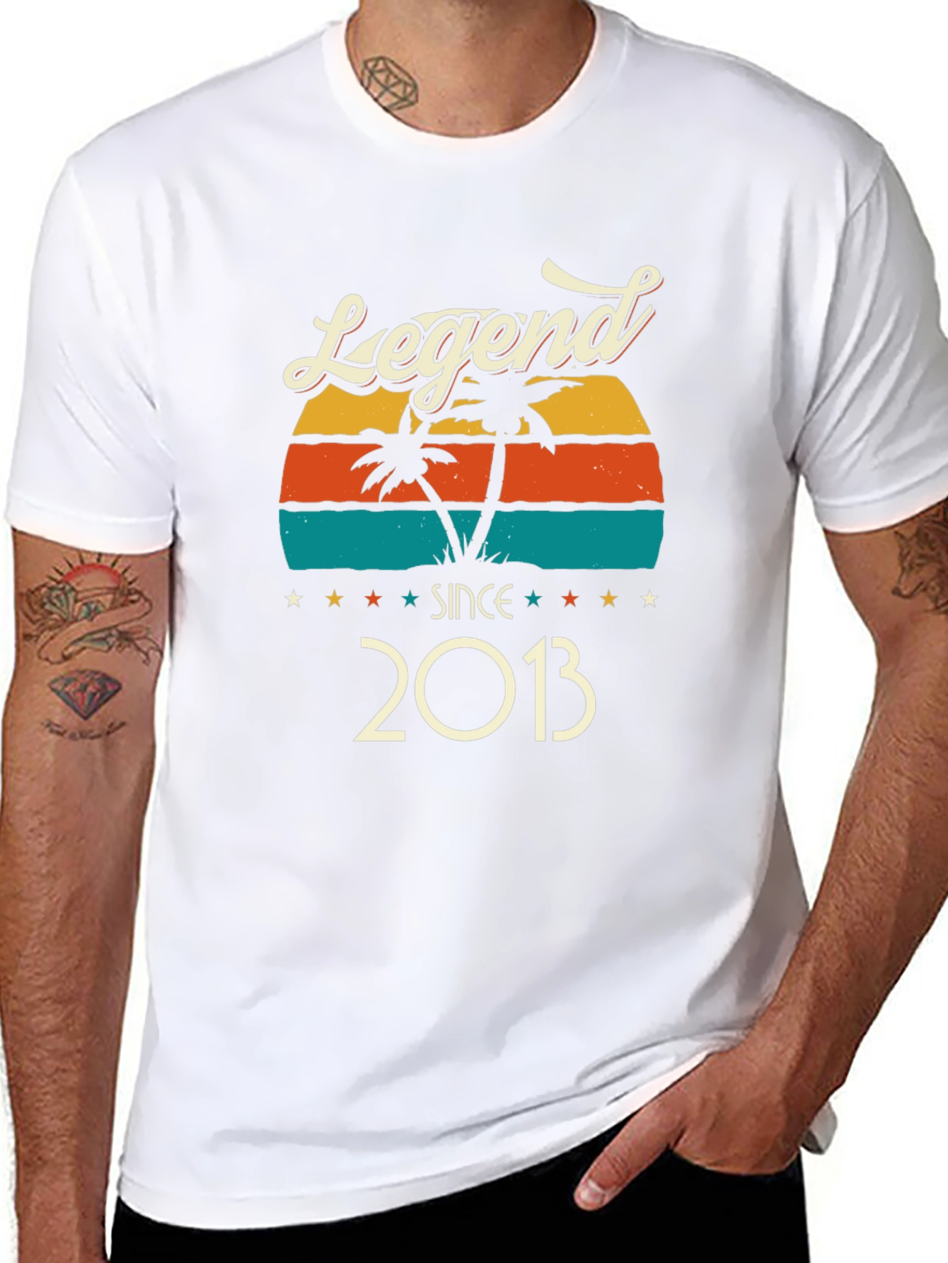 Legend Since 2013 Retro Style Graphic T-Shirt