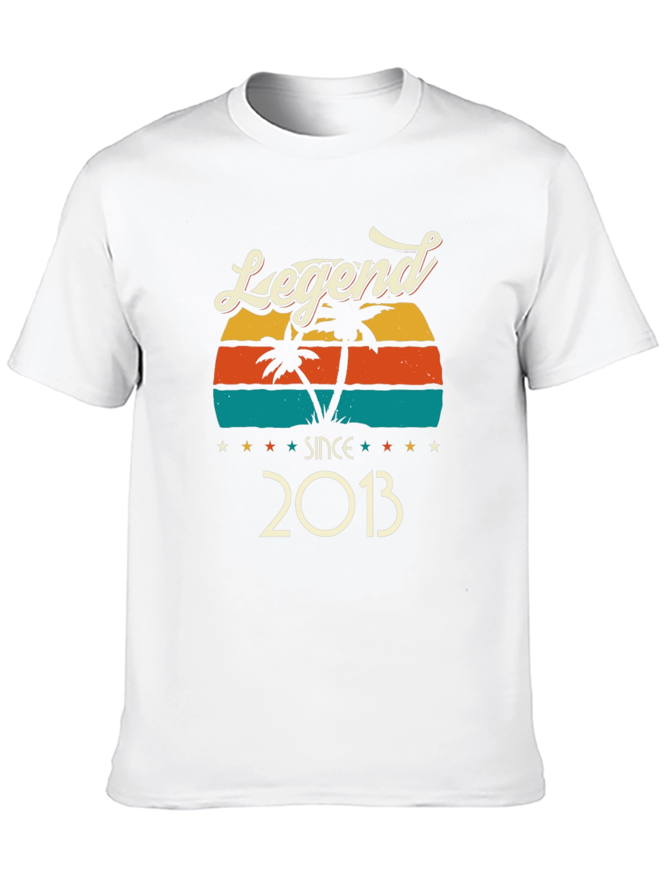 Legend Since 2013 Retro Style Graphic T-Shirt