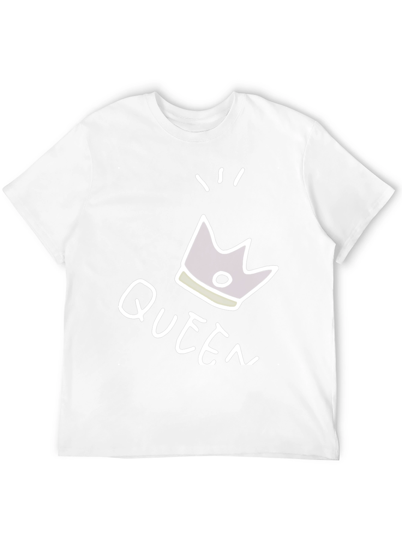 Queen Crown Graphic Black T-Shirt