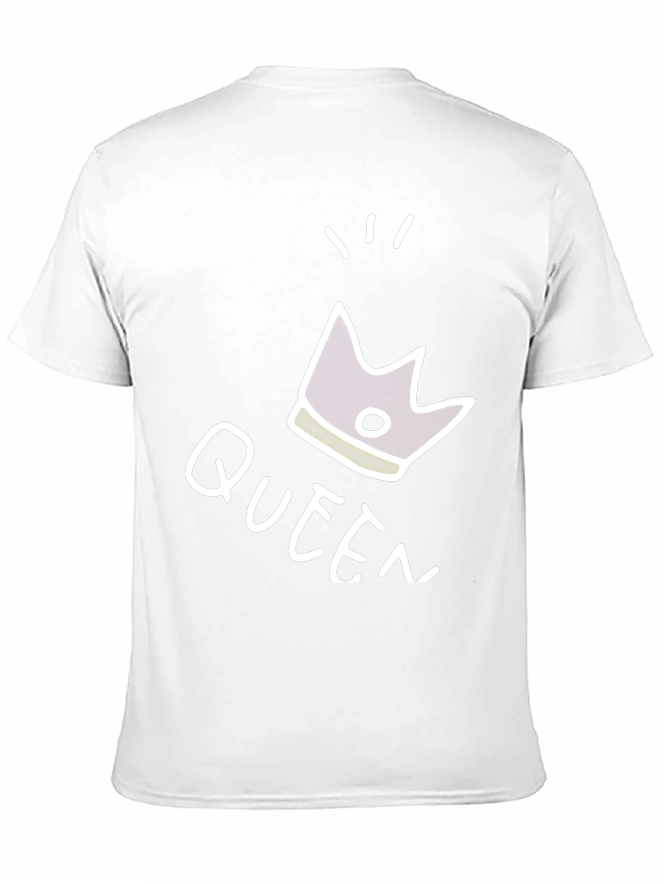 Queen Crown Graphic Black T-Shirt