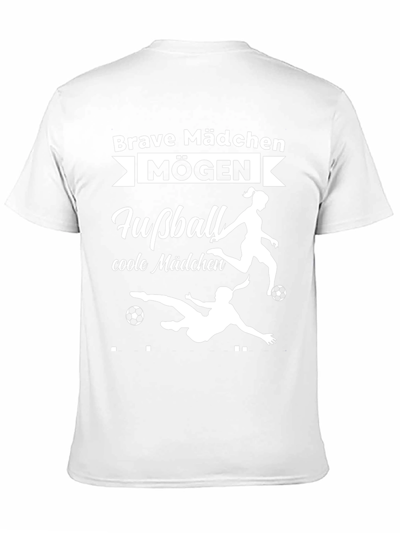 Brave Madchen Football T-Shirt