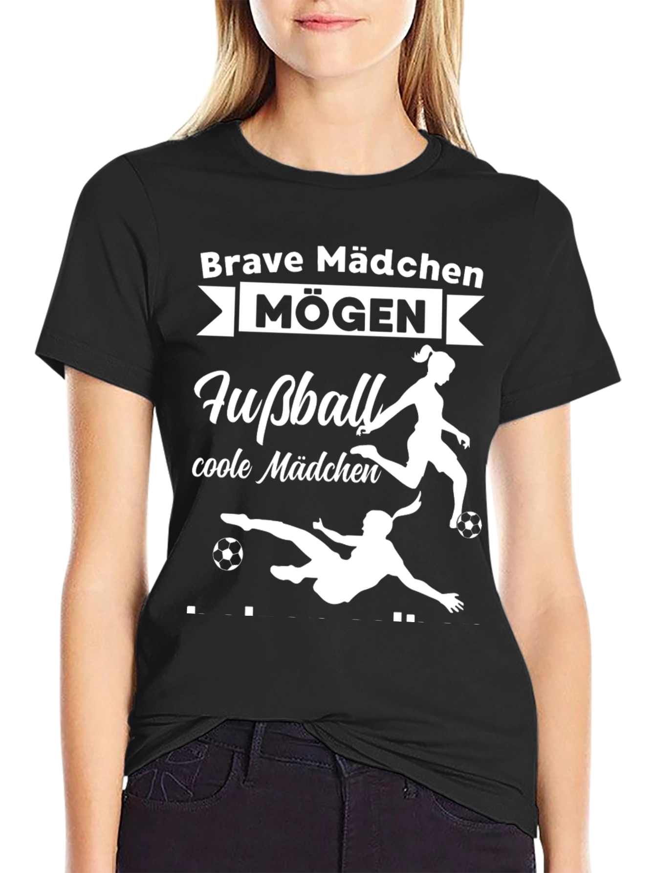 Brave Madchen Football T-Shirt