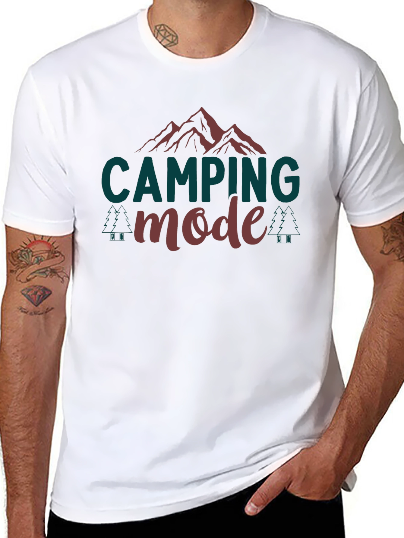 Camping Mode Graphic Tee - Adventure Ready