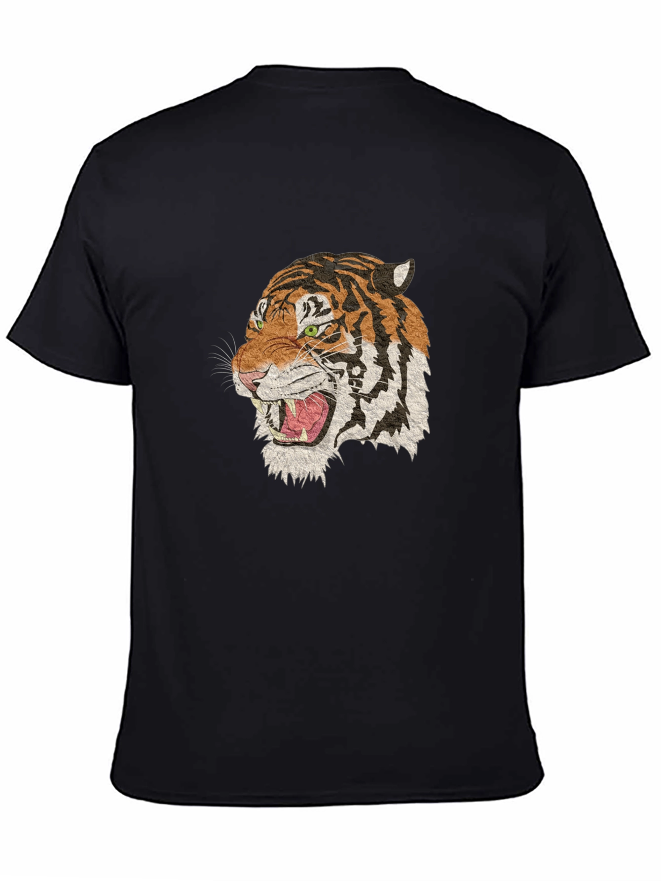 Roaring Tiger Graphic Black T-Shirt
