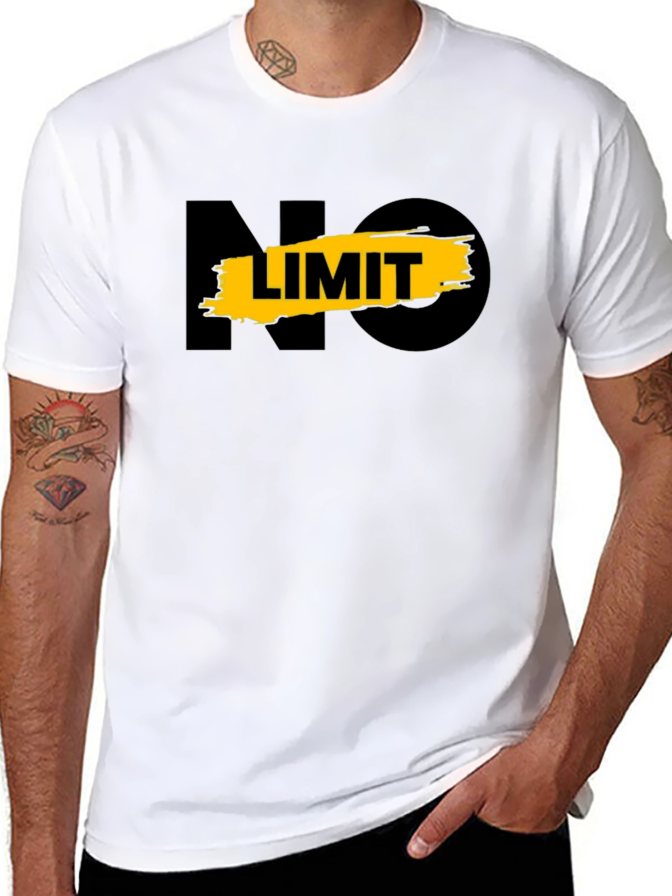 No Limit Graphic Tee - Mens Black T-Shirt
