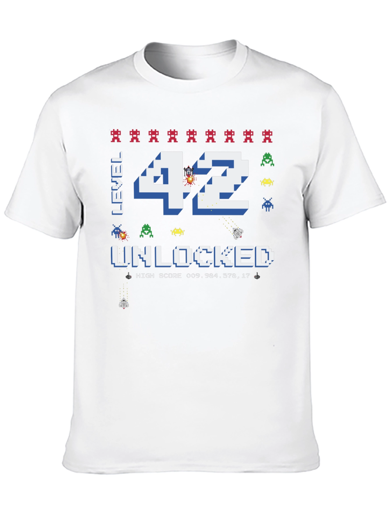 Level 42 Unlocked T-Shirt - Gamer Birthday Tee